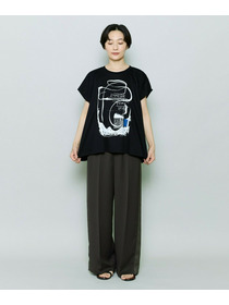 【MOGA】コットンスムースプリントTシャツ 詳細画像 ホワイト 5
