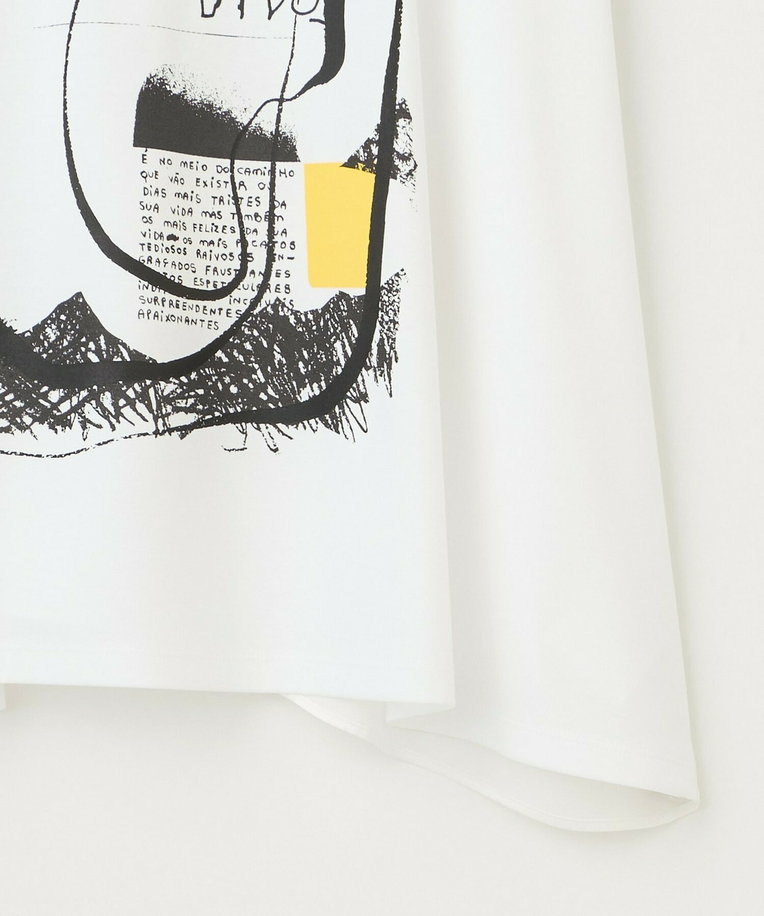 【MOGA】コットンスムースプリントTシャツ 詳細画像 ホワイト 19