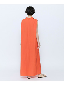 【feerique】feerique 綿ナイロンクロスAラインワンピース 詳細画像 ブラウン 15
