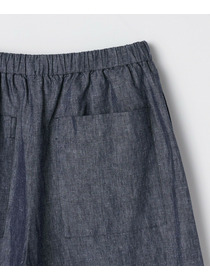 【feerique】feerique ヘンプコットンシャンブレーギャザーパンツ 詳細画像 ネイビー 26