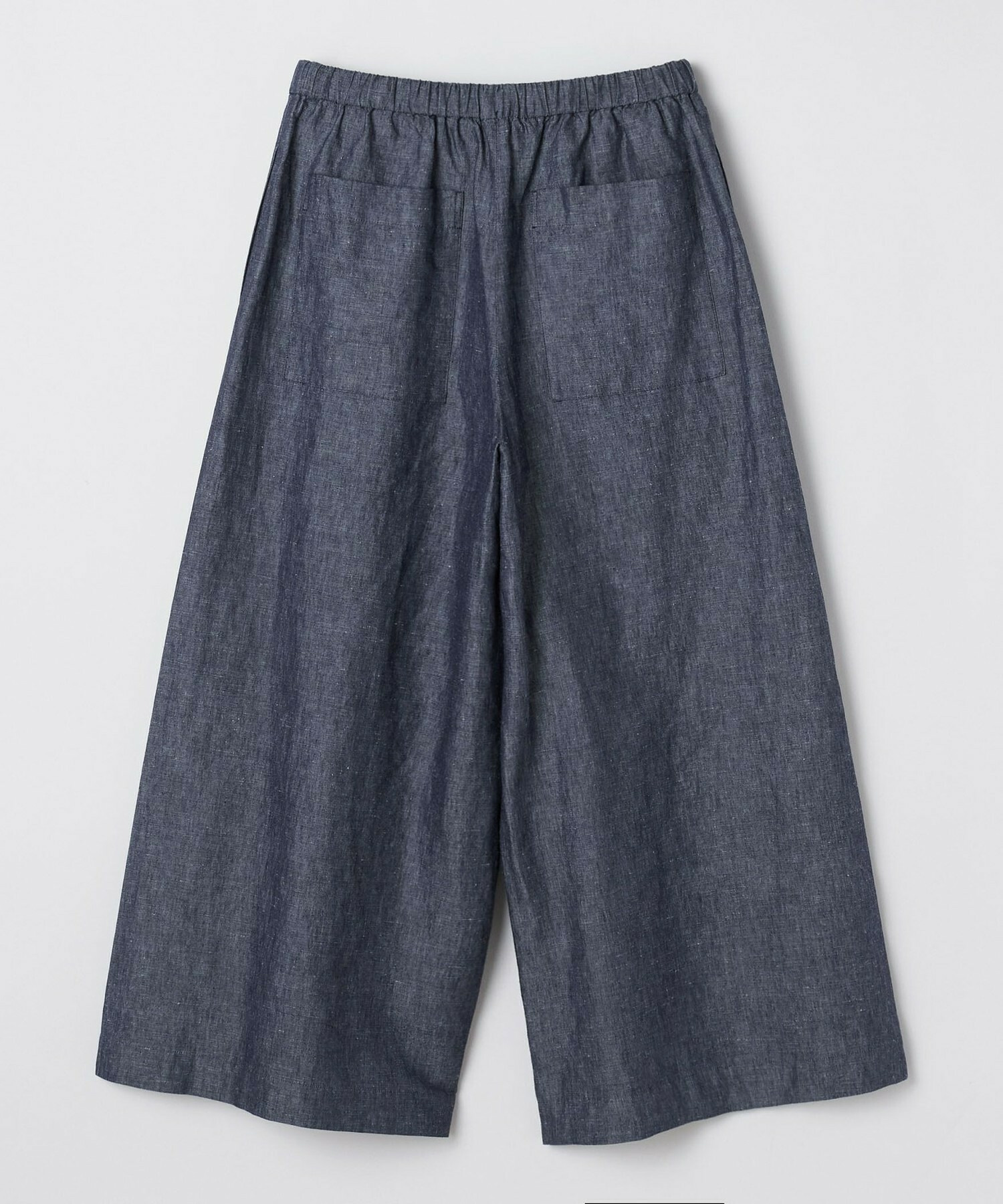 【feerique】feerique ヘンプコットンシャンブレーギャザーパンツ 詳細画像 ネイビー 23