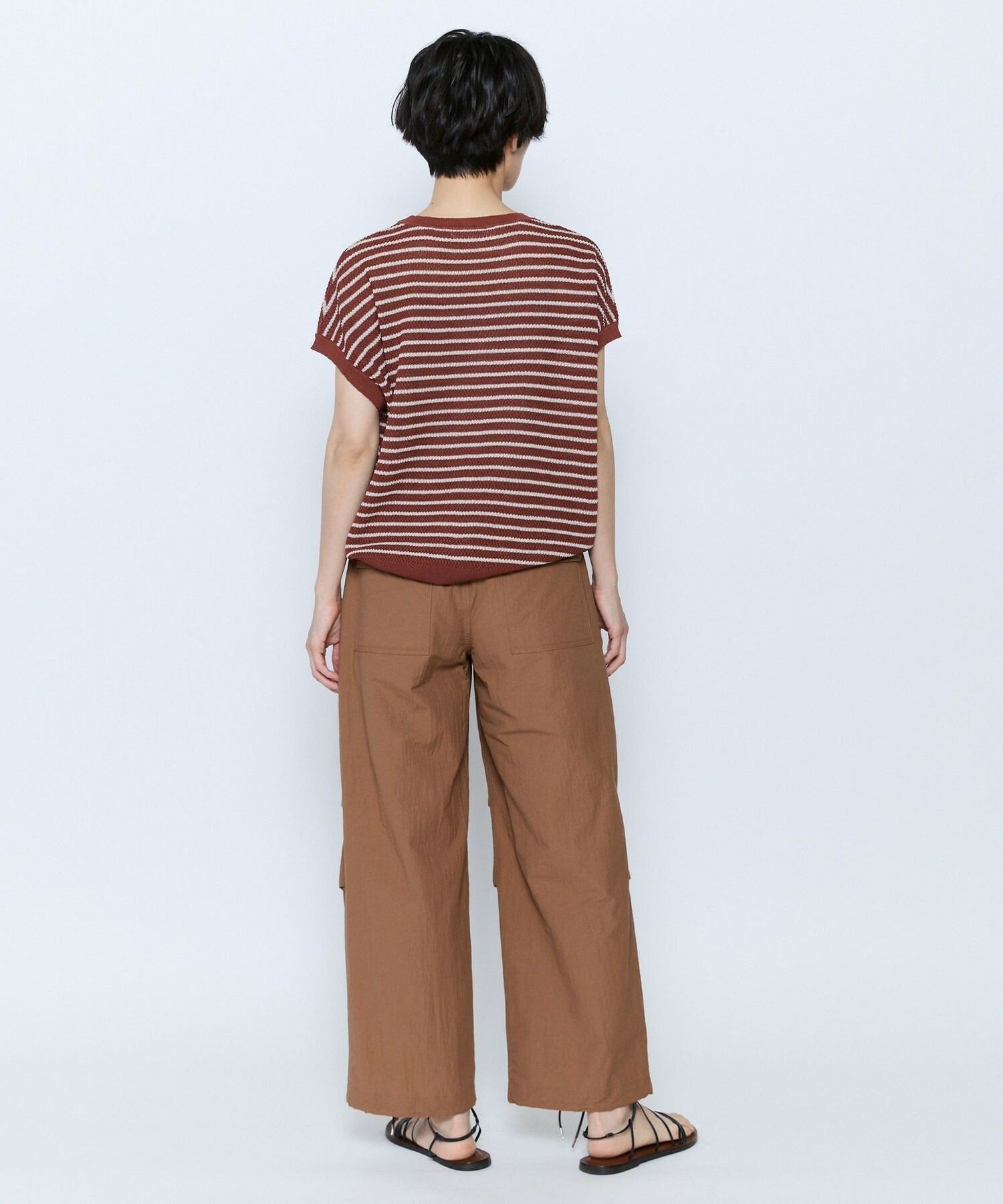 【feerique】feerique 綿ナイロンクロススノーカモパンツ 詳細画像 ブラウン 18