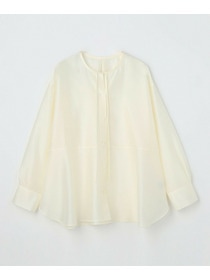 【MOGA】【Lサイズ】ブライトエアーポリラウンドネックブラウス 詳細画像 オフホワイト 23