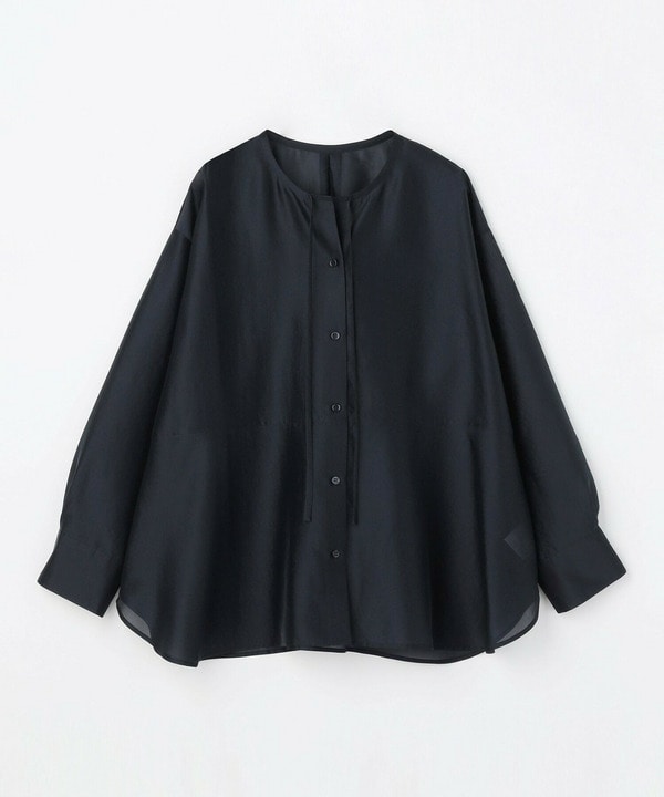 【MOGA】【Lサイズ】ブライトエアーポリラウンドネックブラウス