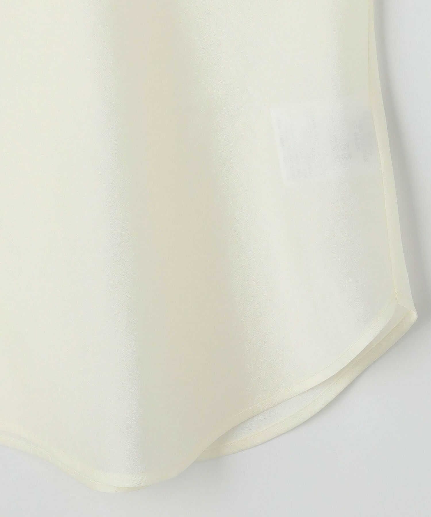 【MOGA】【Lサイズ】ブライトエアーポリラウンドネックブラウス 詳細画像 オフホワイト 27