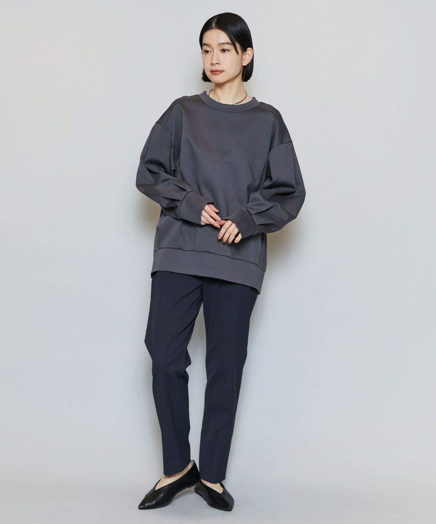 【MOGA】【Lサイズ】ドライオックスセンタープレスパンツ 詳細画像 ブラック 2