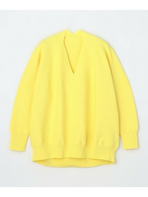 【MOGA】【Lサイズ】コットンフォートVネックニットプルオーバー 詳細画像 チャコールグレー 23