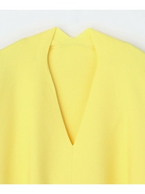 【MOGA】【Lサイズ】コットンフォートVネックニットプルオーバー 詳細画像 チャコールグレー 25