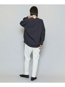 【MOGA】【Lサイズ】コットンフォートVネックニットプルオーバー 詳細画像 チャコールグレー 7