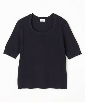 【MOGA】【Lサイズ】フルーレニットトップス 詳細画像 ダークネイビー 1