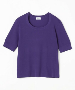 【MOGA】【Lサイズ】フルーレニットトップス 詳細画像 パープル 1