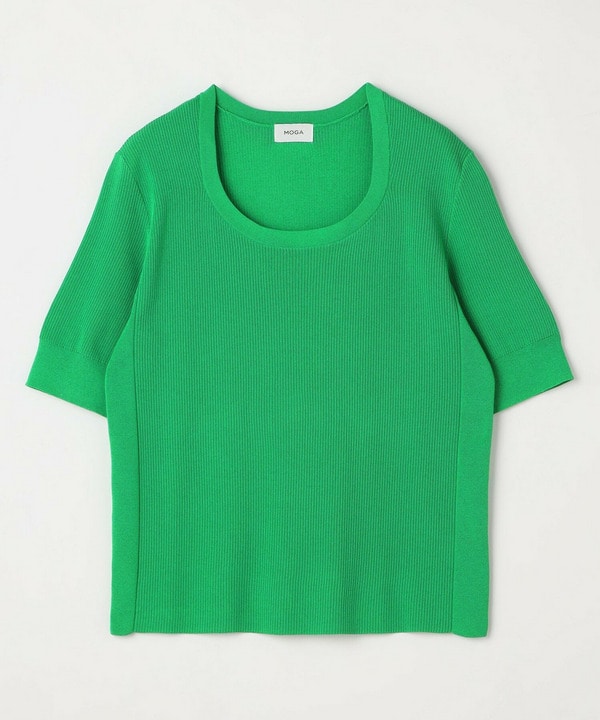 【Lサイズ】フルーレニットトップス 詳細画像 グリーン 1