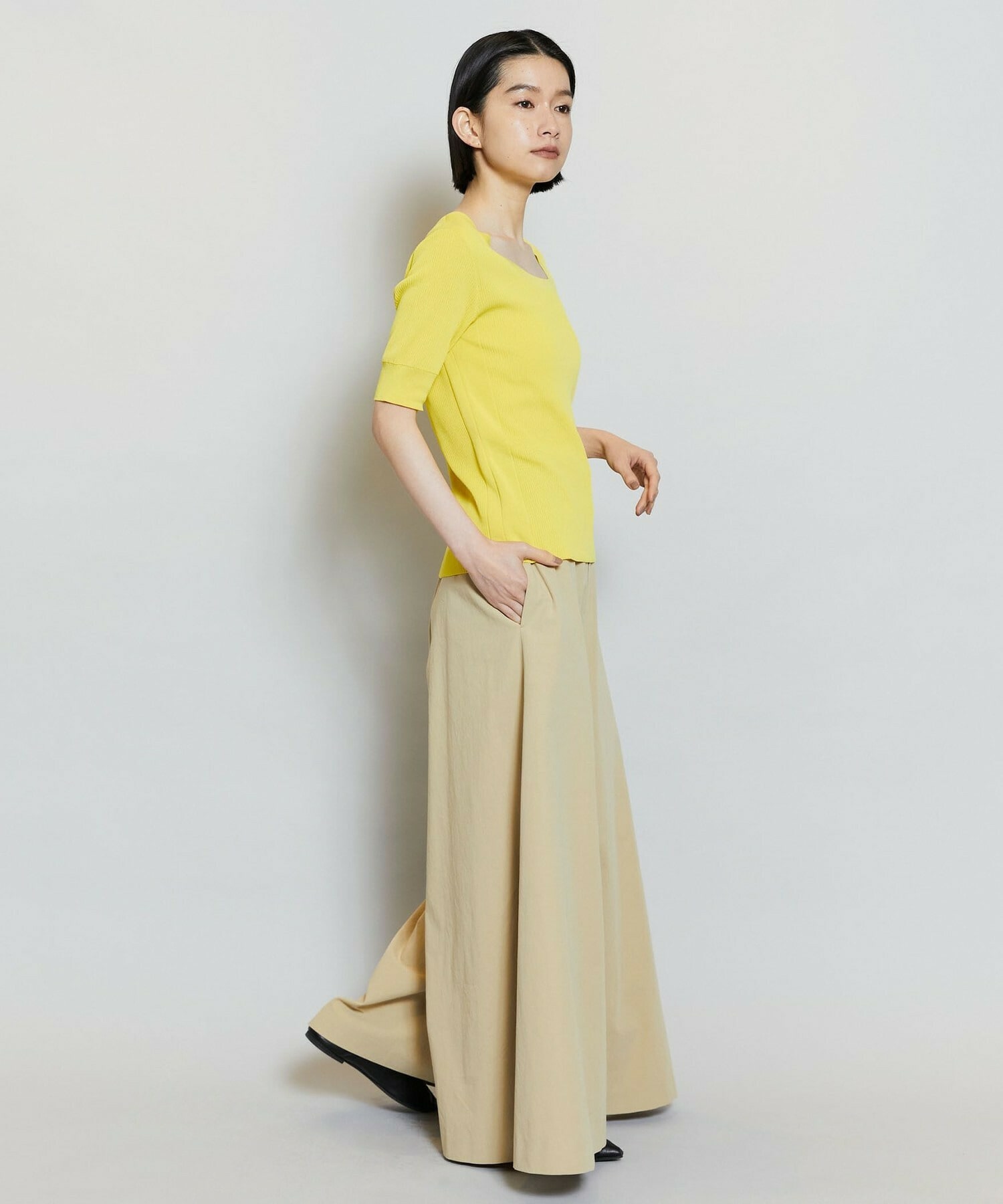 【MOGA】【Lサイズ】フルーレニットトップス 詳細画像 ブラック 13