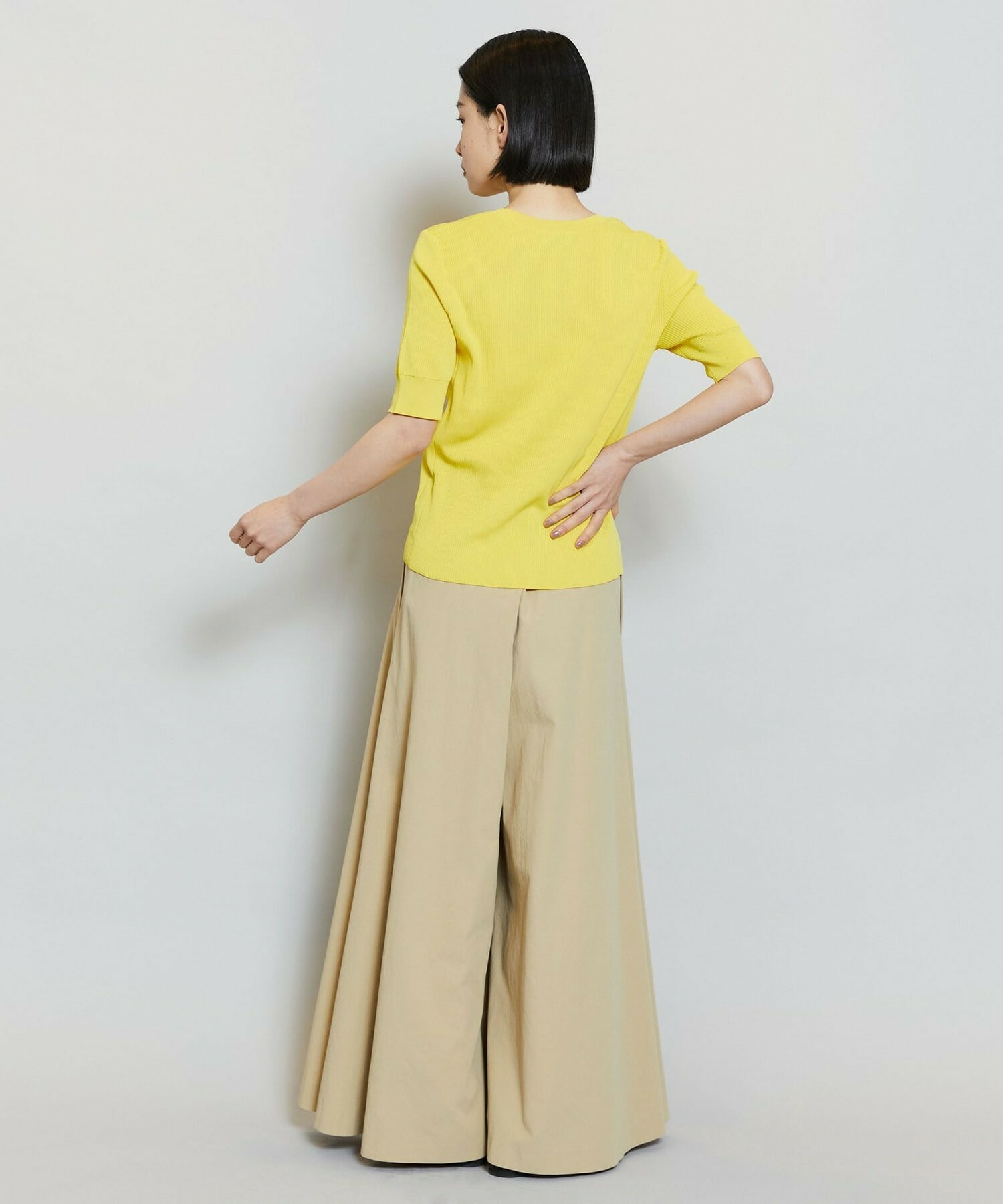 【MOGA】【Lサイズ】フルーレニットトップス 詳細画像 ブラック 14