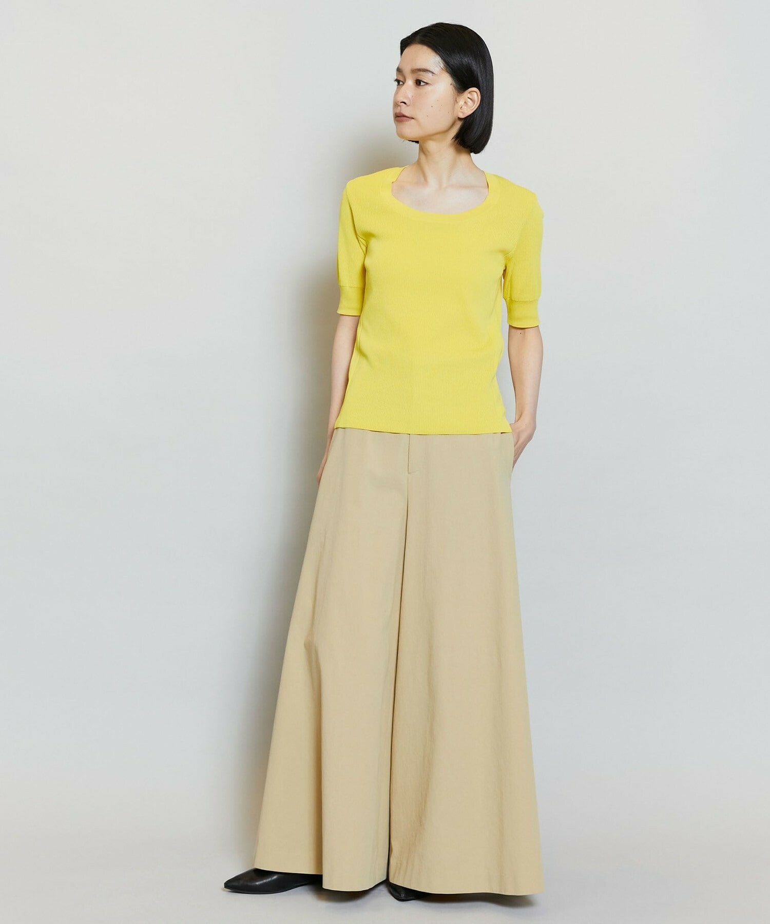 【MOGA】【Lサイズ】フルーレニットトップス 詳細画像 ブラック 15