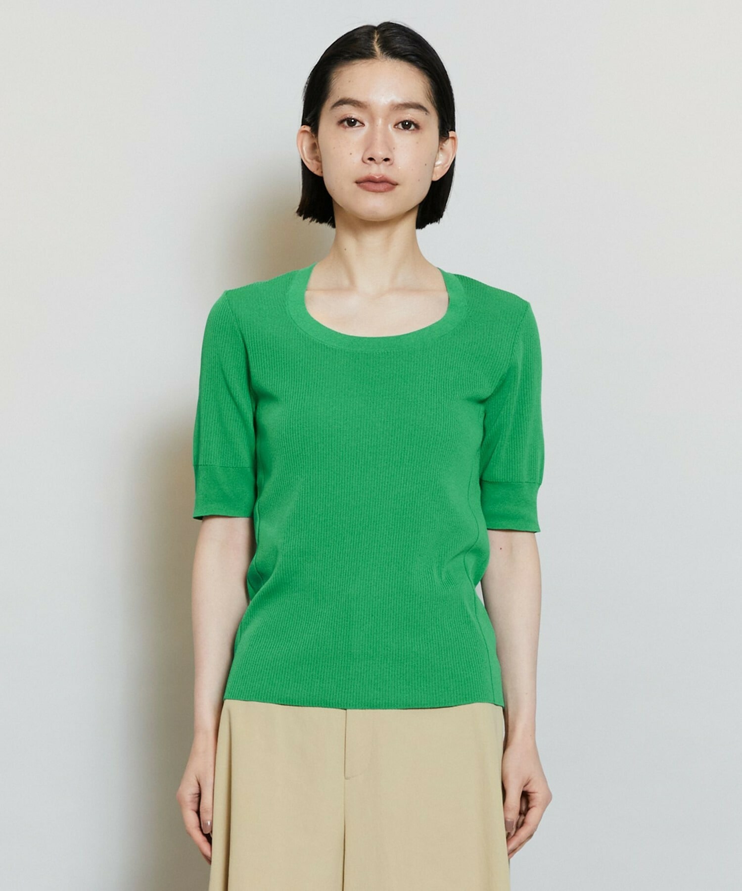 【MOGA】【Lサイズ】フルーレニットトップス 詳細画像 ブラック 31