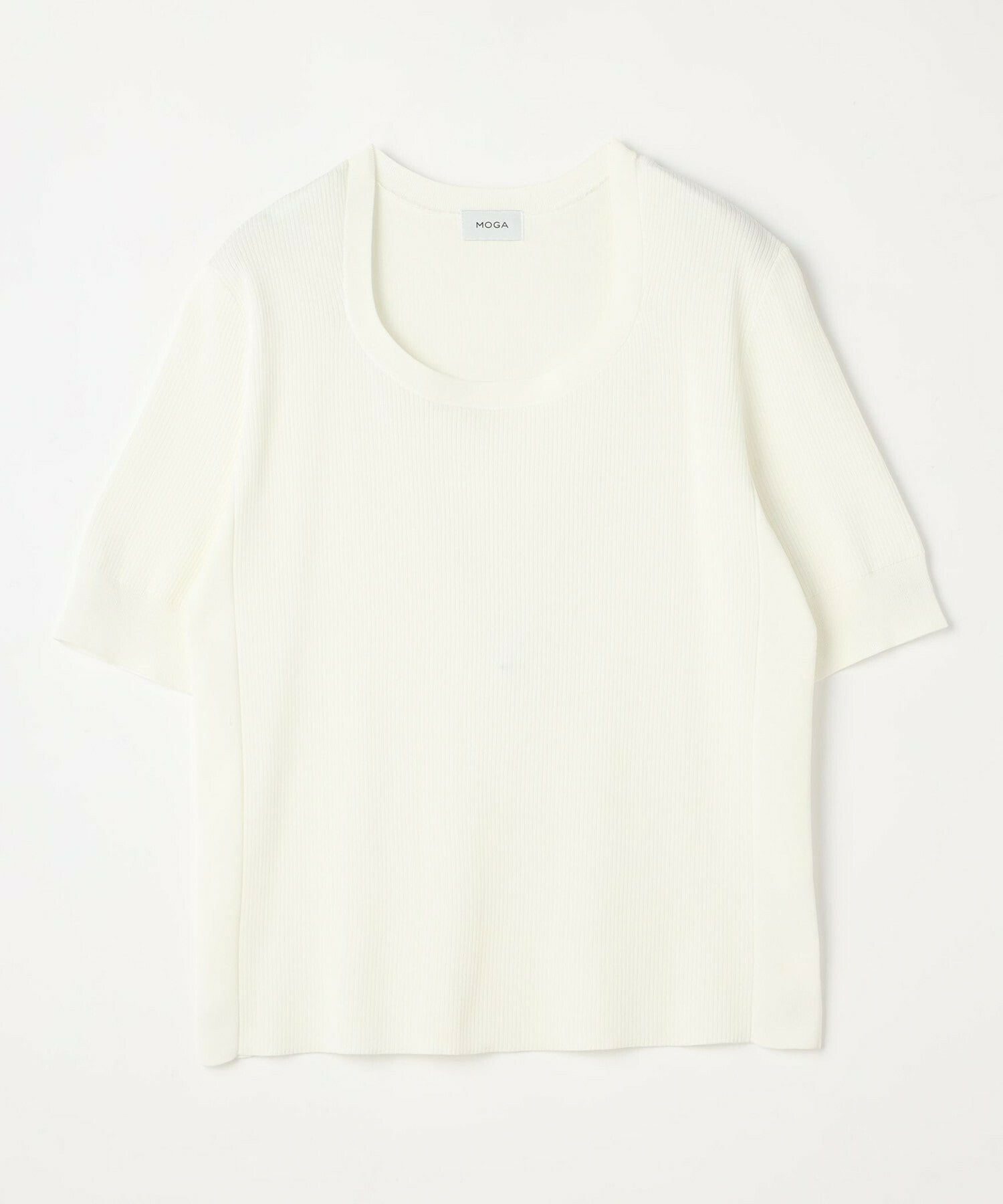 【MOGA】【Lサイズ】フルーレニットトップス 詳細画像 ホワイト 1