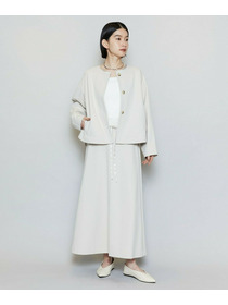 【MOGA】【Lサイズ】P/Cポンチノーカラージャケット 詳細画像 ベージュ 13