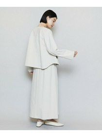 【MOGA】【Lサイズ】P/Cポンチノーカラージャケット 詳細画像 ベージュ 15