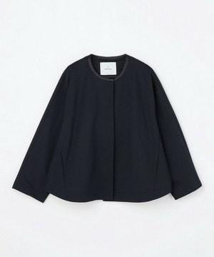 【MOGA】【Lサイズ】P/Cポンチノーカラージャケット 詳細画像 ネイビー 1
