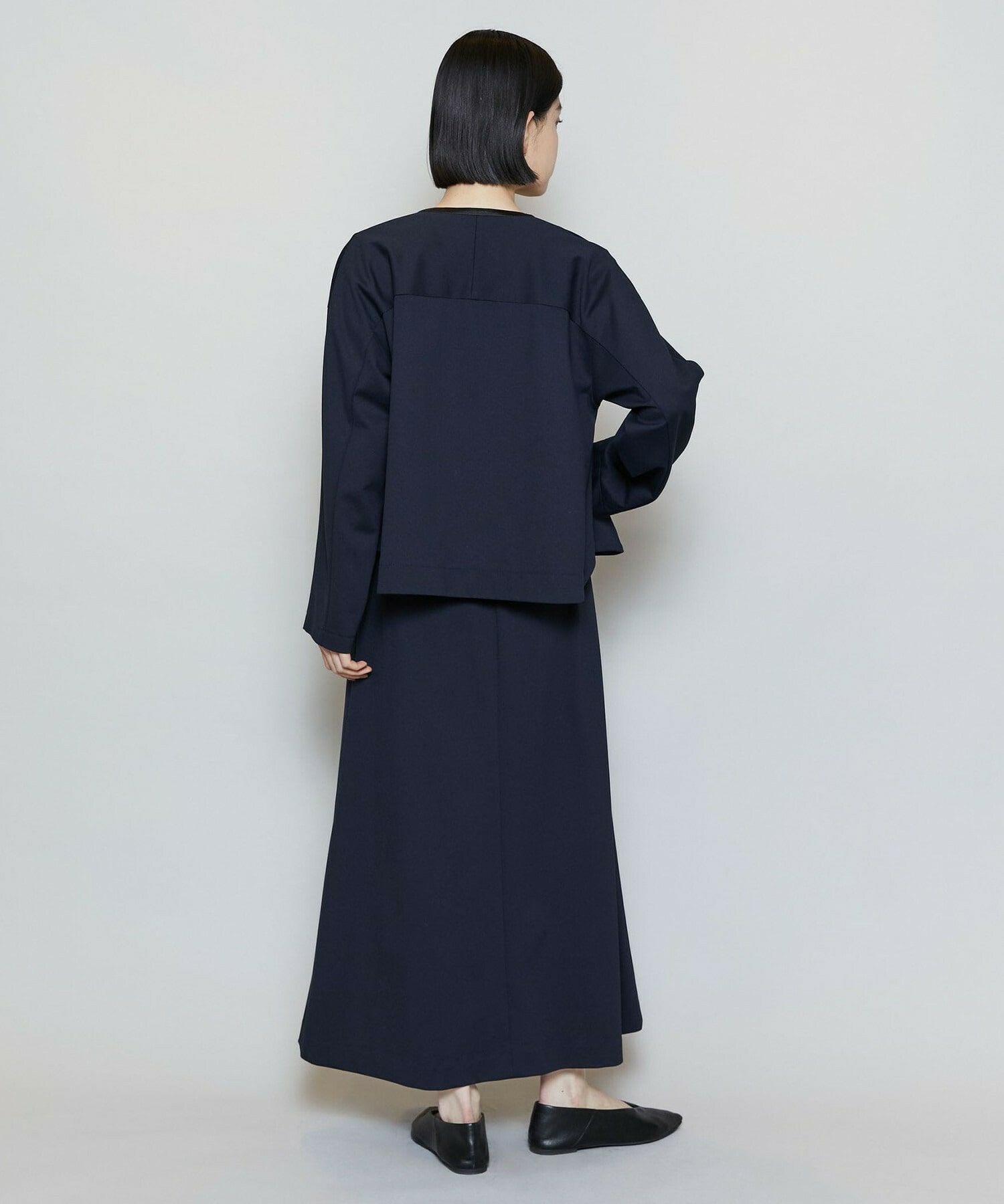 【MOGA】【Lサイズ】P/Cポンチノーカラージャケット 詳細画像 ベージュ 7