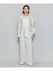 【MOGA】【Lサイズ】P/Cポンチワイドパンツ 詳細画像 ネイビー 12