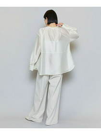 【MOGA】【Lサイズ】P/Cポンチワイドパンツ 詳細画像 ネイビー 17