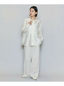 【MOGA】【Lサイズ】P/Cポンチワイドパンツ 詳細画像 ネイビー 18