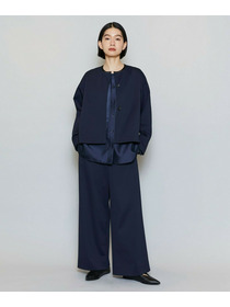 【MOGA】【Lサイズ】P/Cポンチワイドパンツ 詳細画像 ネイビー 2