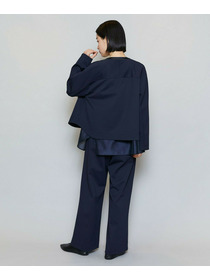 【MOGA】【Lサイズ】P/Cポンチワイドパンツ 詳細画像 ネイビー 4