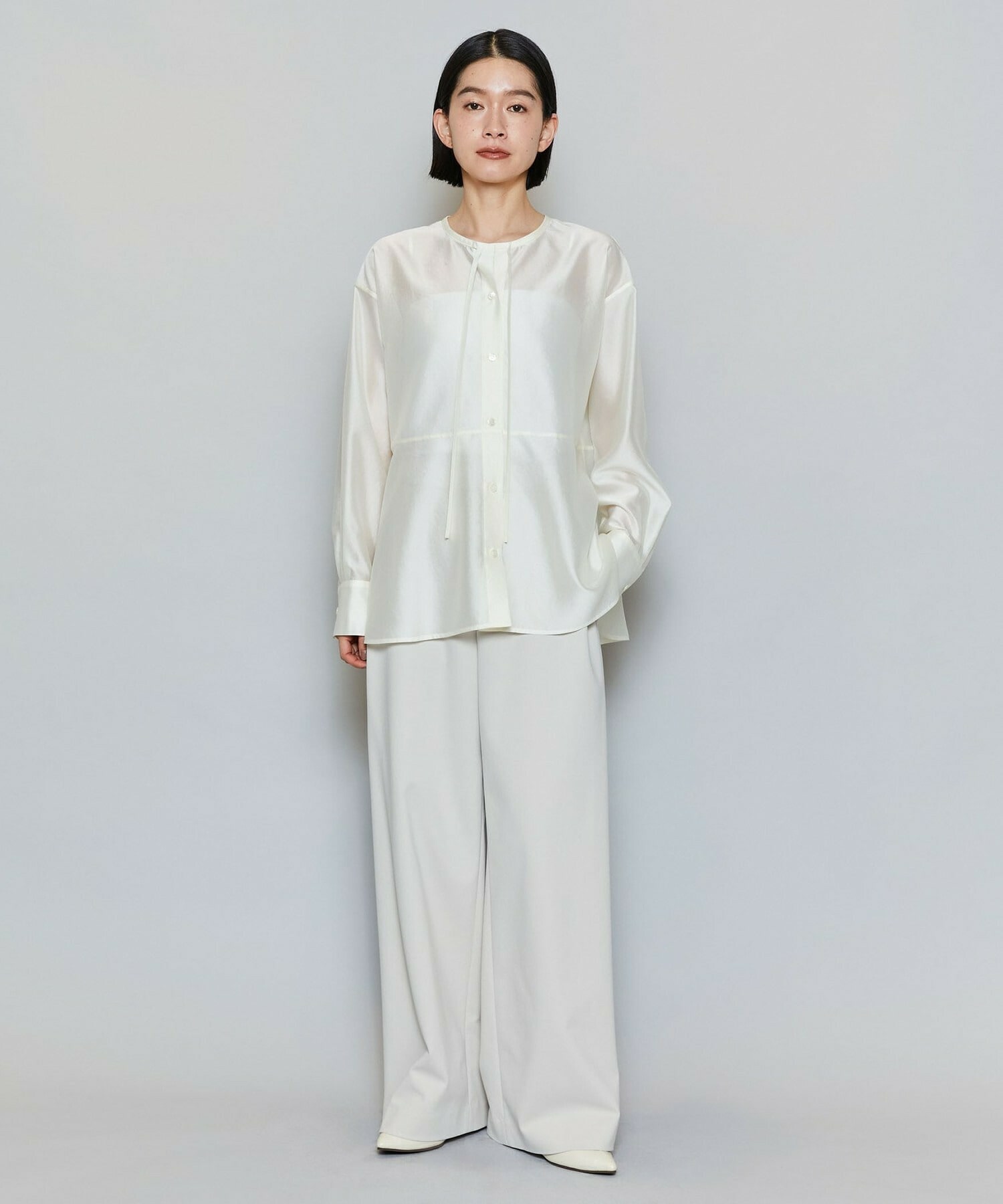 【MOGA】【Lサイズ】P/Cポンチワイドパンツ 詳細画像 ネイビー 12