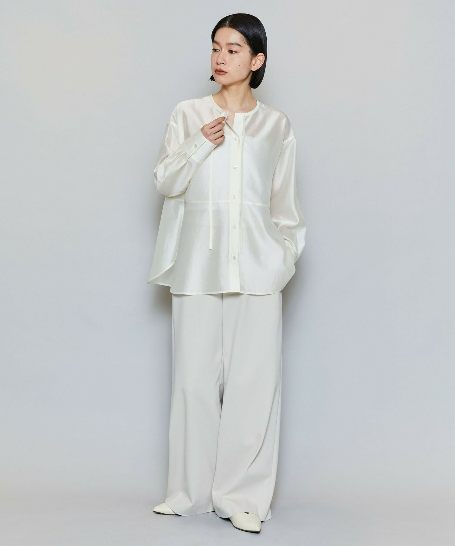 【MOGA】【Lサイズ】P/Cポンチワイドパンツ 詳細画像 ネイビー 18