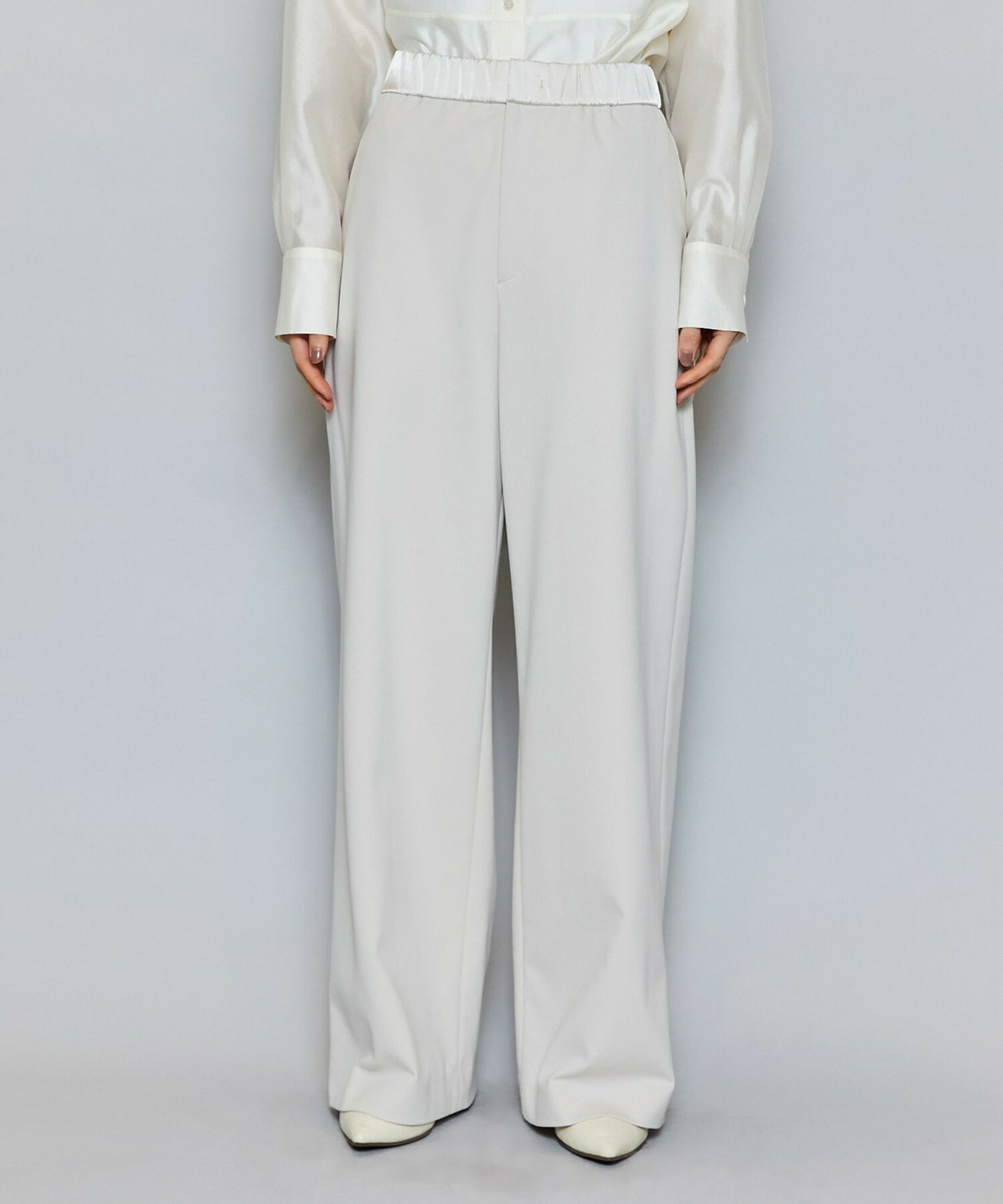 【MOGA】【Lサイズ】P/Cポンチワイドパンツ 詳細画像 ネイビー 19