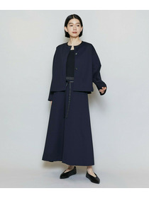 【MOGA】【Lサイズ】P/CポンチAラインロングスカート 詳細画像 ネイビー 1