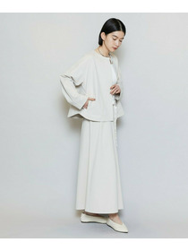 【MOGA】【Lサイズ】P/CポンチAラインロングスカート 詳細画像 ネイビー 13