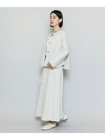 【MOGA】【Lサイズ】P/CポンチAラインロングスカート 詳細画像 ネイビー 16