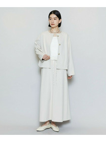 【MOGA】【Lサイズ】P/CポンチAラインロングスカート 詳細画像 ネイビー 18