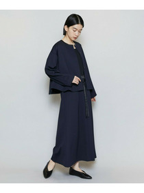 【MOGA】【Lサイズ】P/CポンチAラインロングスカート 詳細画像 ネイビー 2