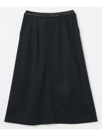 【MOGA】【Lサイズ】P/CポンチAラインロングスカート 詳細画像 ネイビー 24