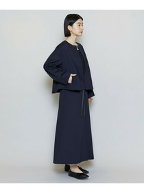 【MOGA】【Lサイズ】P/CポンチAラインロングスカート 詳細画像 ネイビー 9