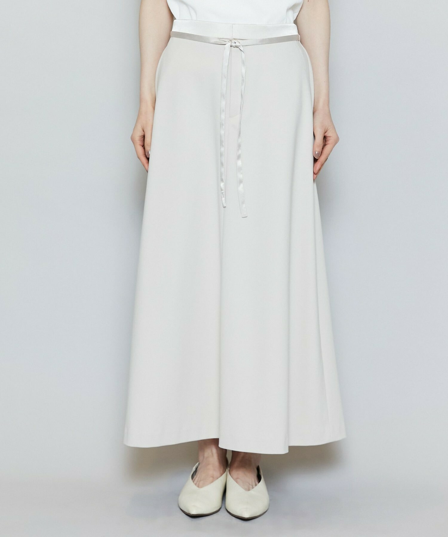 【MOGA】【Lサイズ】P/CポンチAラインロングスカート 詳細画像 ネイビー 19