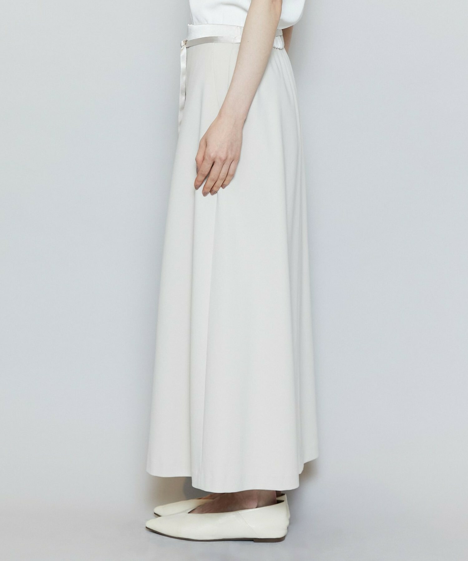 【MOGA】【Lサイズ】P/CポンチAラインロングスカート 詳細画像 ネイビー 20