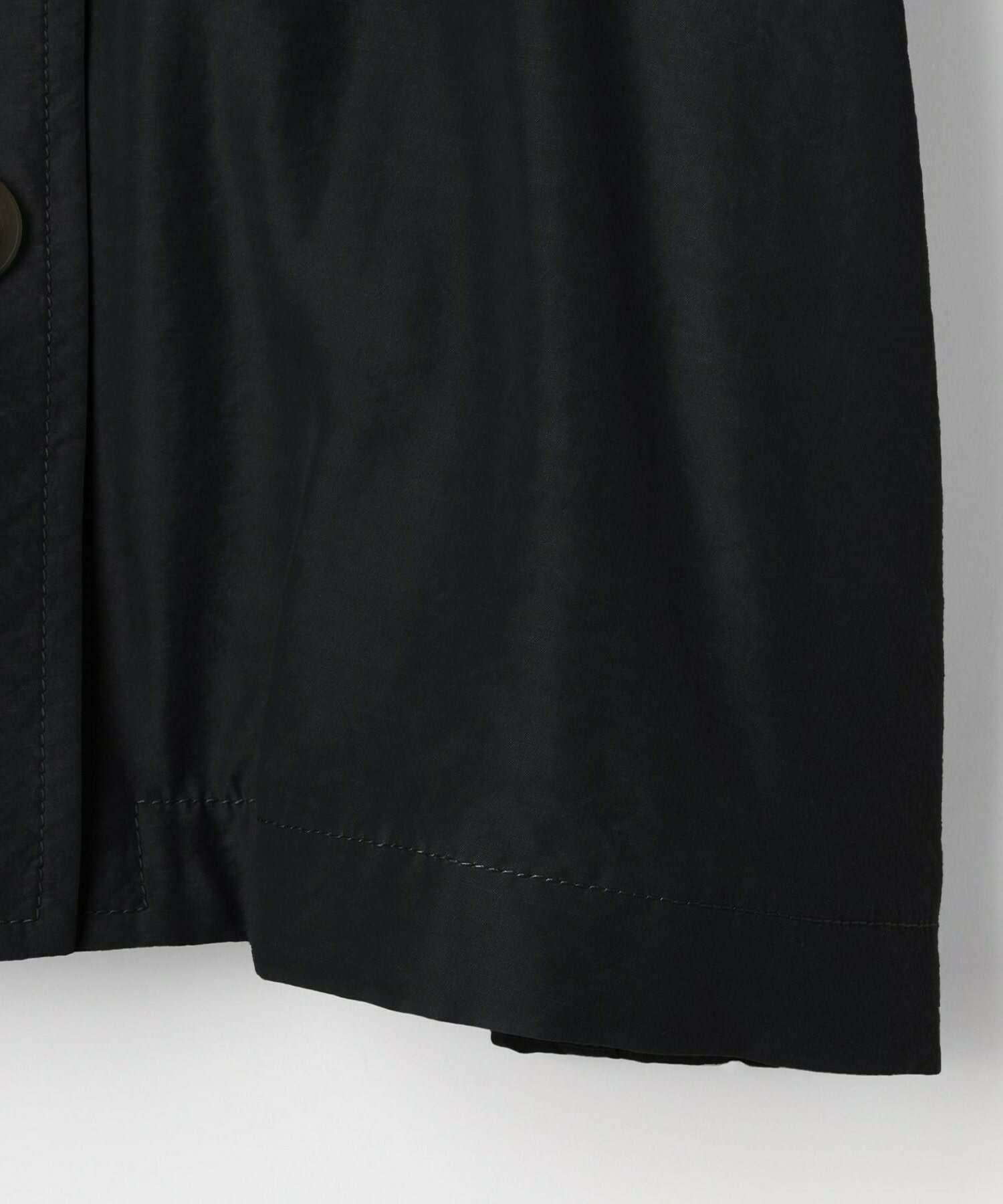 【MOGA】【Lサイズ】ナイロンリヨセルタッサーショートトレンチコート 詳細画像 ダークネイビー 26