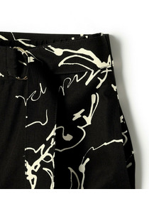 【MOGA】【Lサイズ】ドローイングプリントワイドパンツ 詳細画像 アイボリー 27