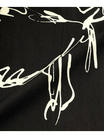 【MOGA】【Lサイズ】ドローイングプリントワイドパンツ 詳細画像 アイボリー 29