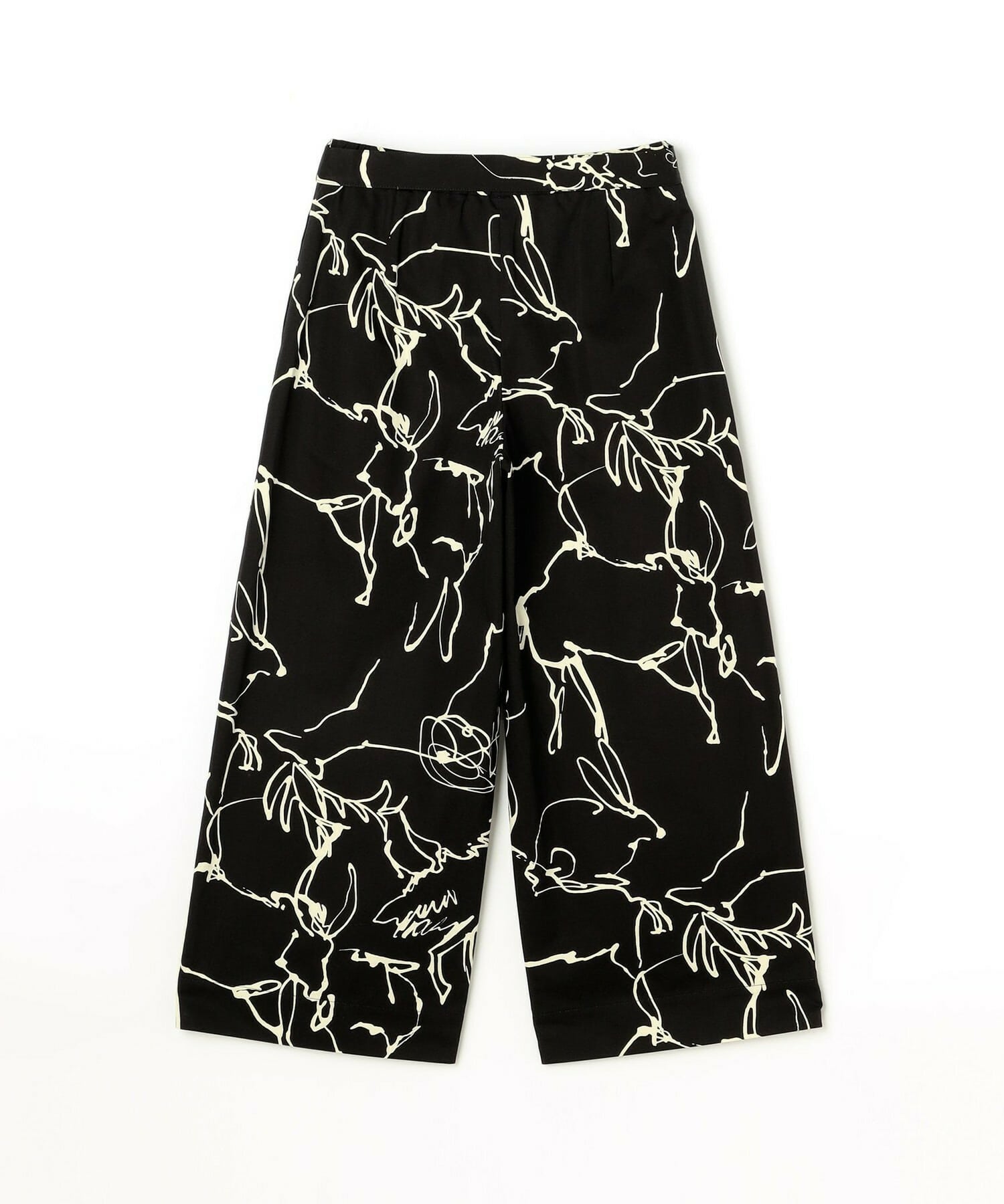 【MOGA】【Lサイズ】ドローイングプリントワイドパンツ 詳細画像 アイボリー 24