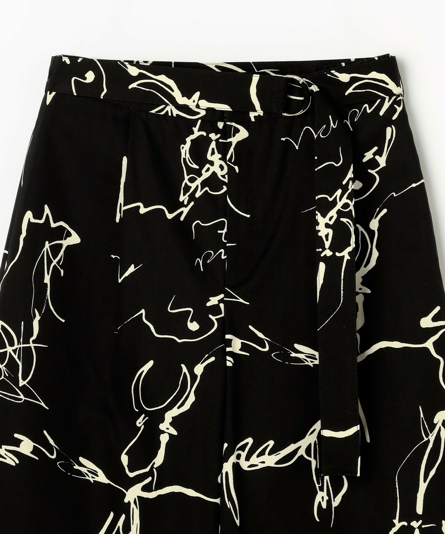 【MOGA】【Lサイズ】ドローイングプリントワイドパンツ 詳細画像 アイボリー 25