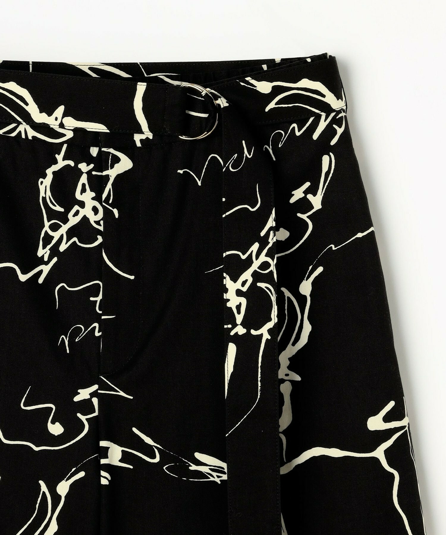 【MOGA】【Lサイズ】ドローイングプリントワイドパンツ 詳細画像 アイボリー 26