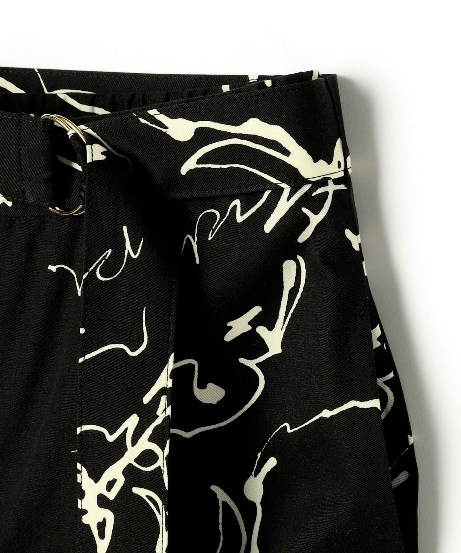 【MOGA】【Lサイズ】ドローイングプリントワイドパンツ 詳細画像 アイボリー 27