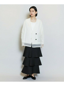 【MOGA】【Lサイズ】バルキーポリエステルニットスカート 詳細画像 ブラック 1